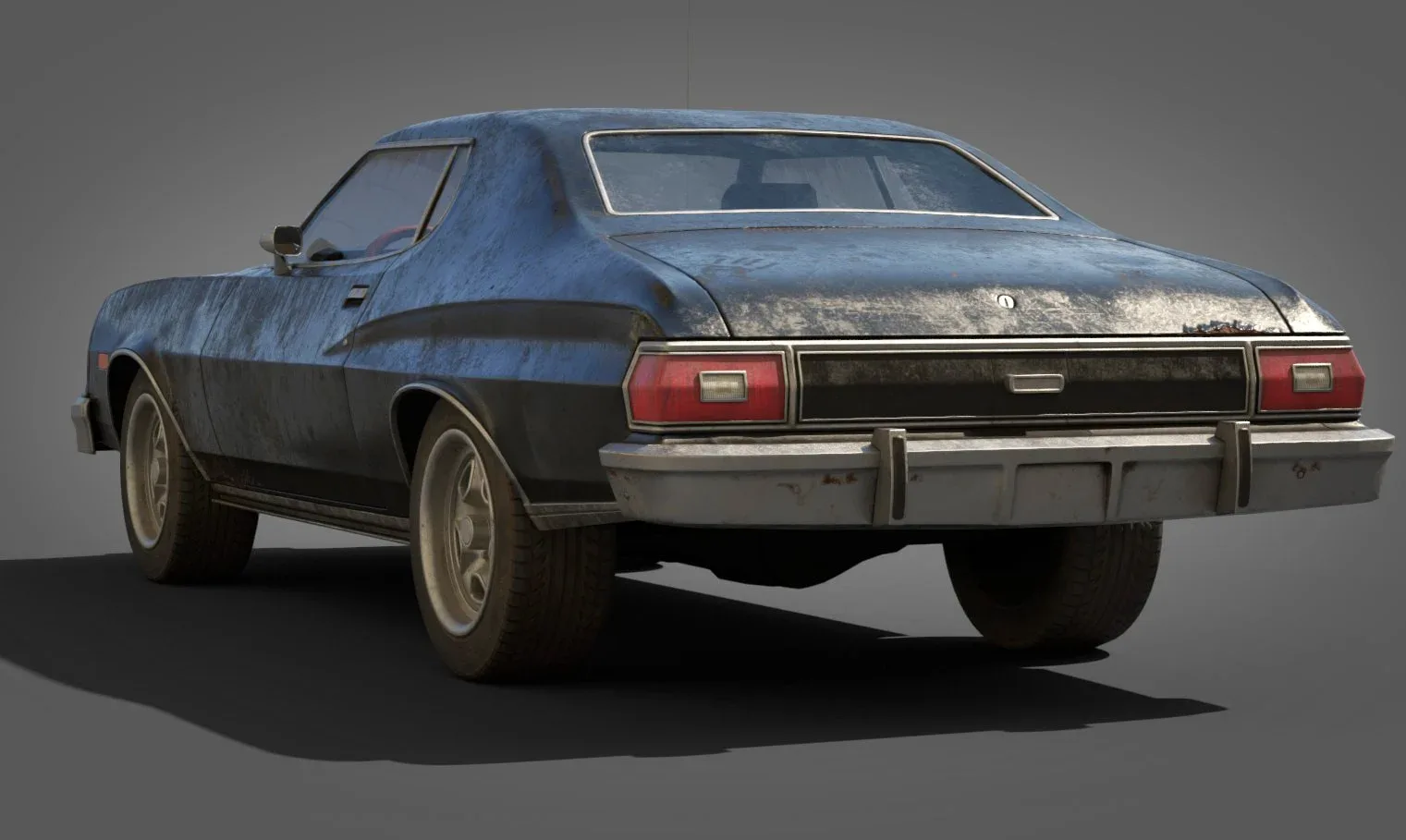 Muscle Car - Lowpoly Model