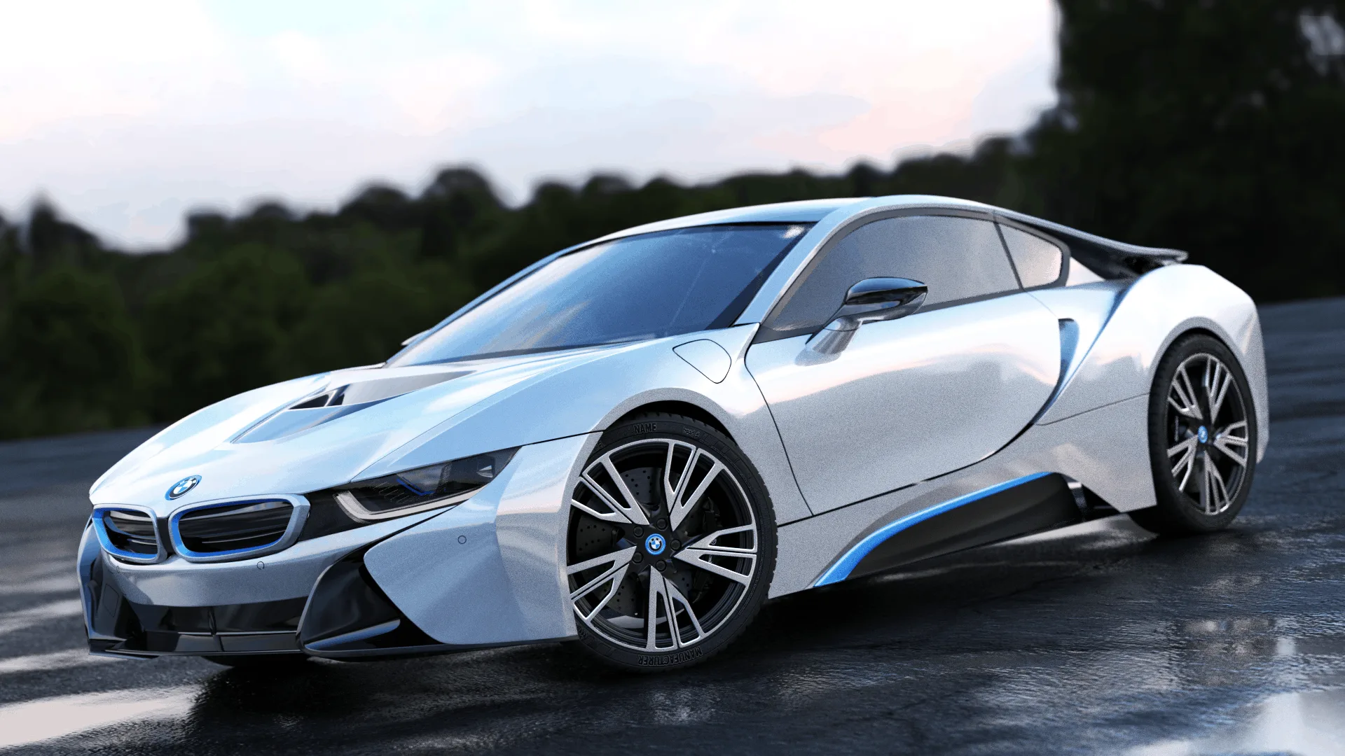 BMW i8 (Rigged Car)