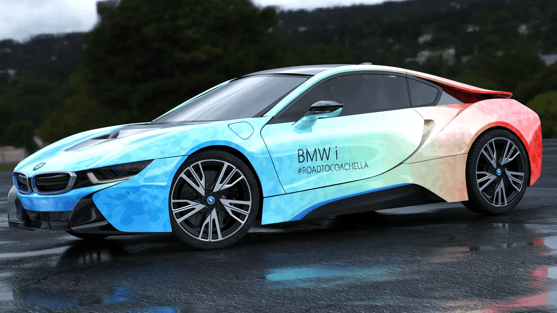 BMW i8 (Rigged Car)