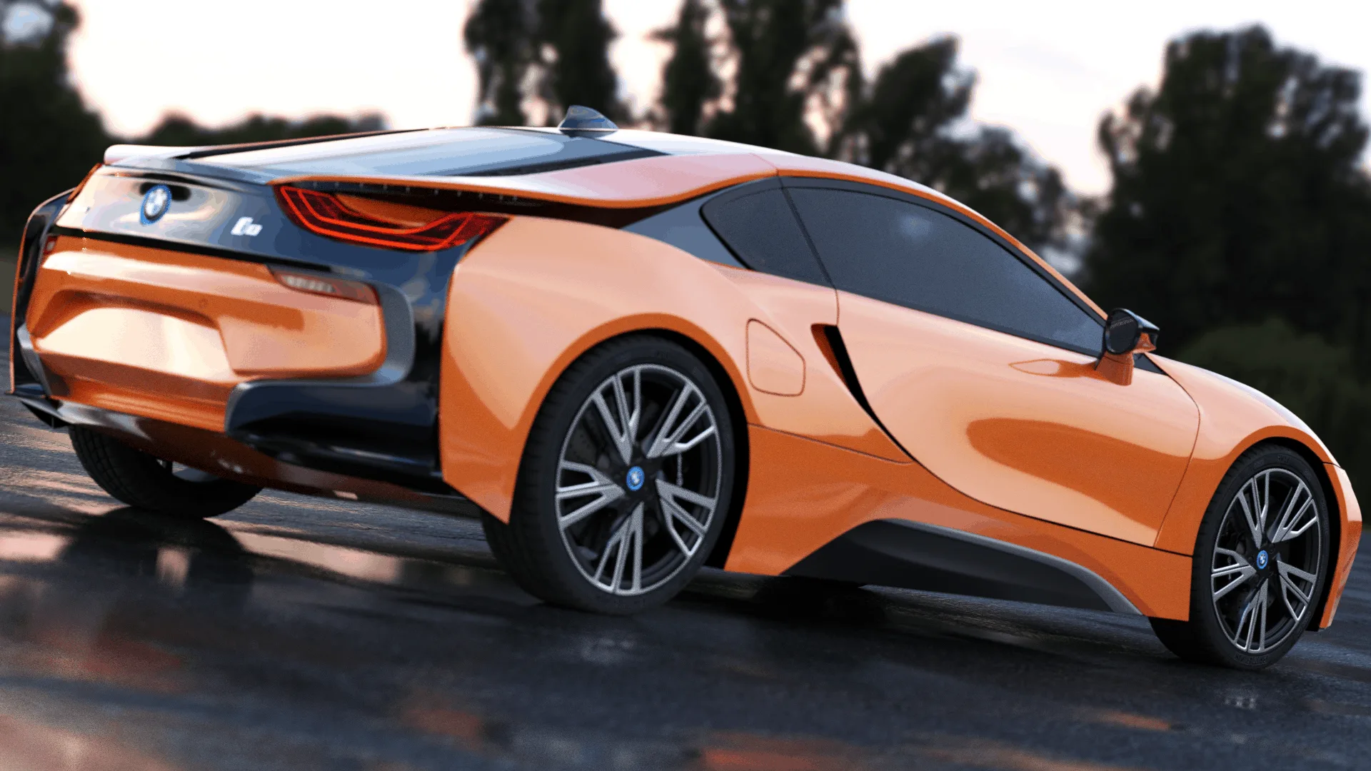 BMW i8 (Rigged Car)