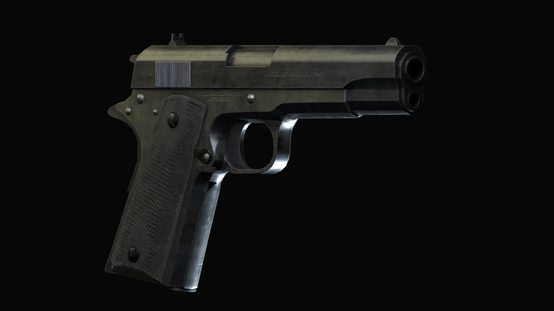 Colt-1911 Gun Model