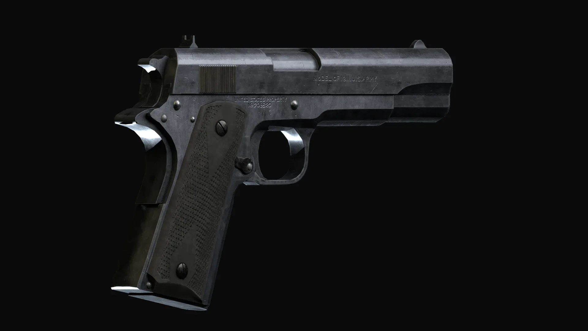 Colt-1911 Gun Model