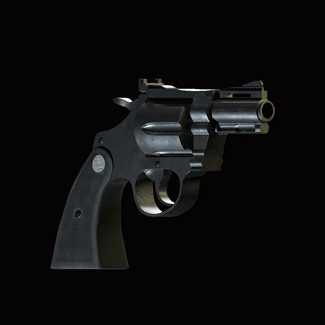 Colt Diamondback - Game Ready Gun Model