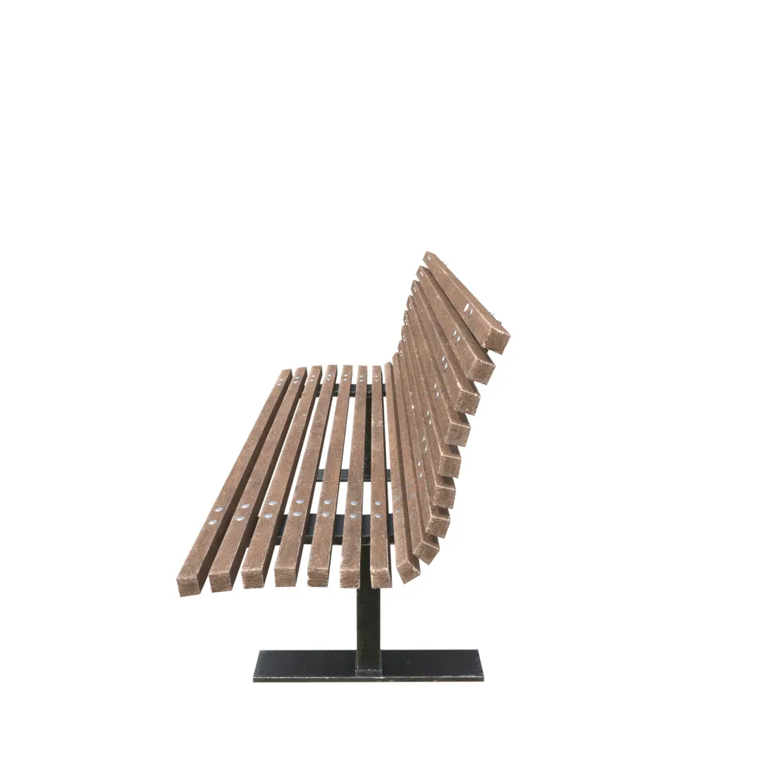 Wooden Bench - Game Ready Model