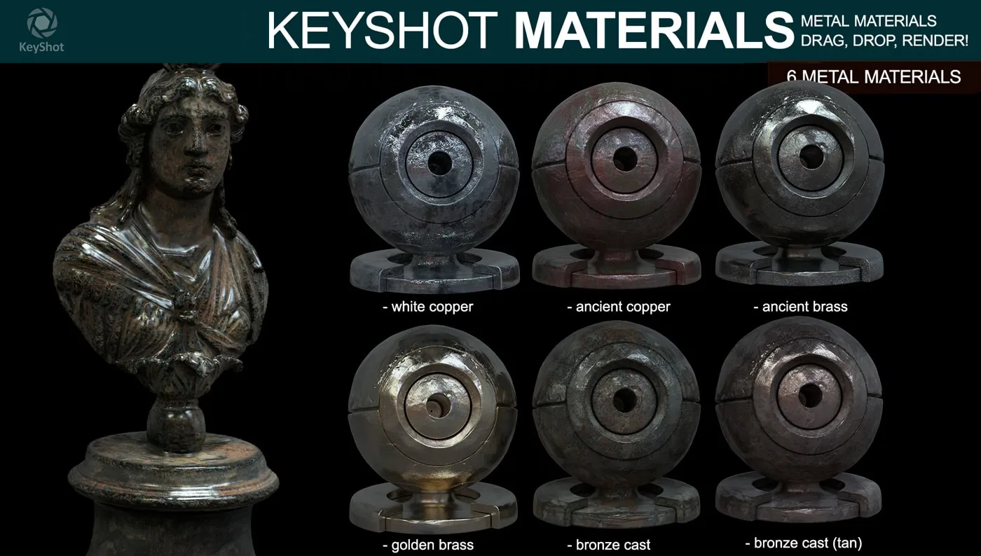 Metal Materials for Keyshot