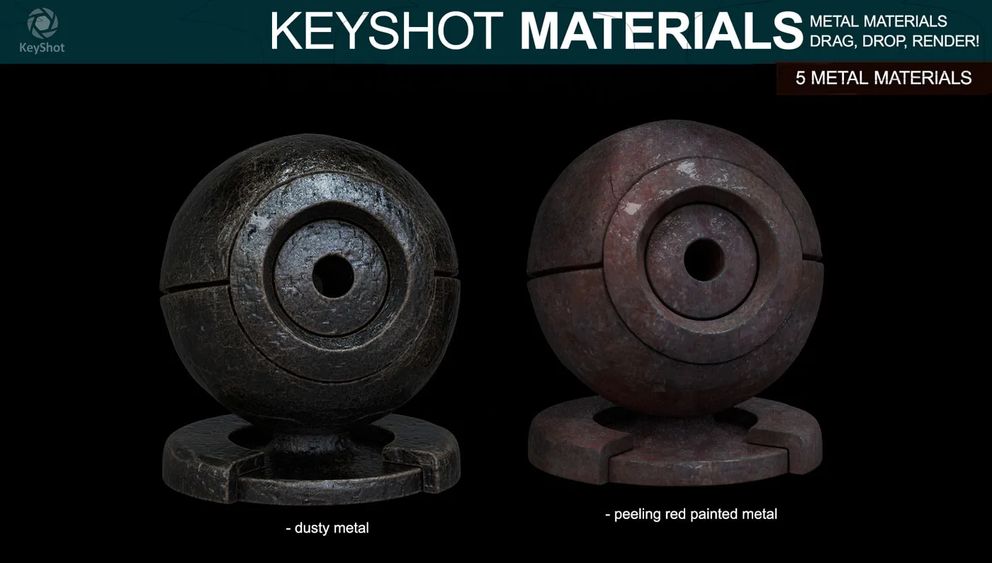 Metal Materials for Keyshot (Part 3)