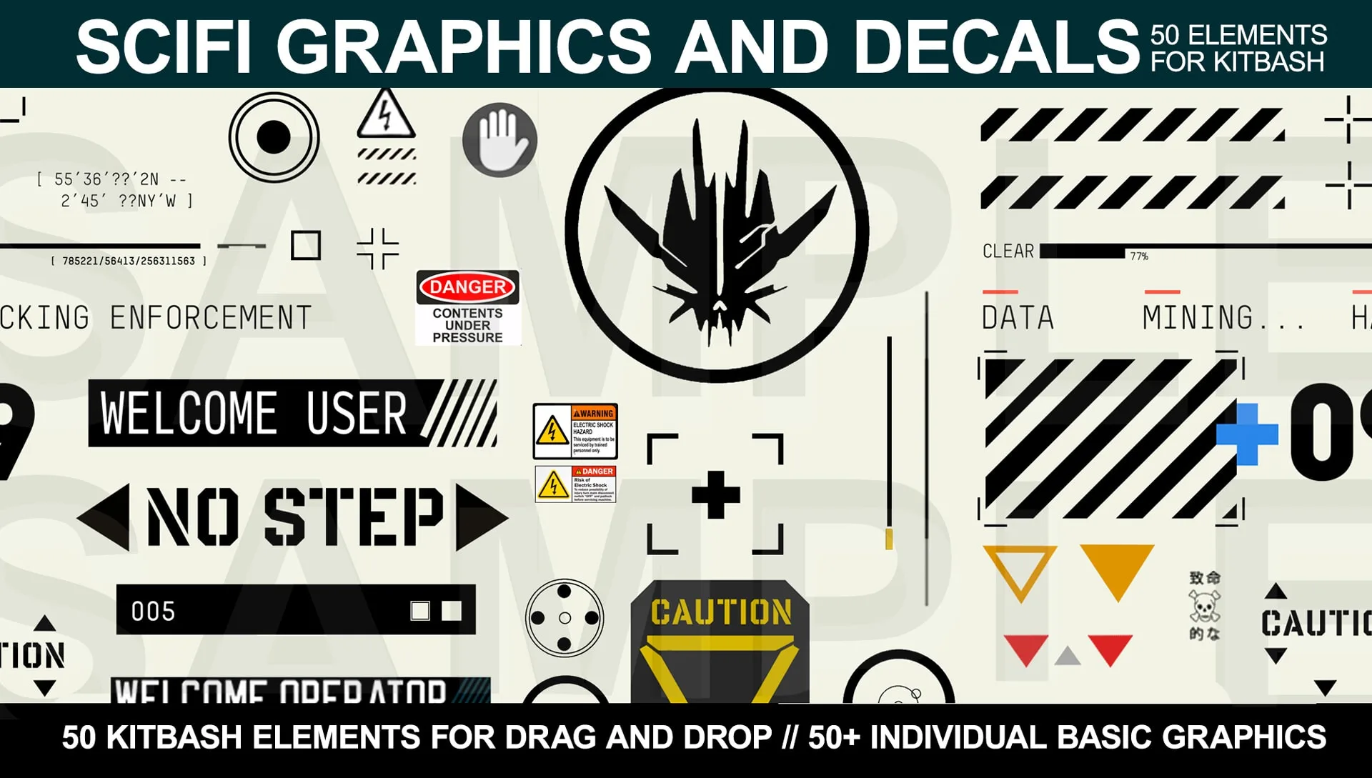 Sci-fi Graphics & Decals