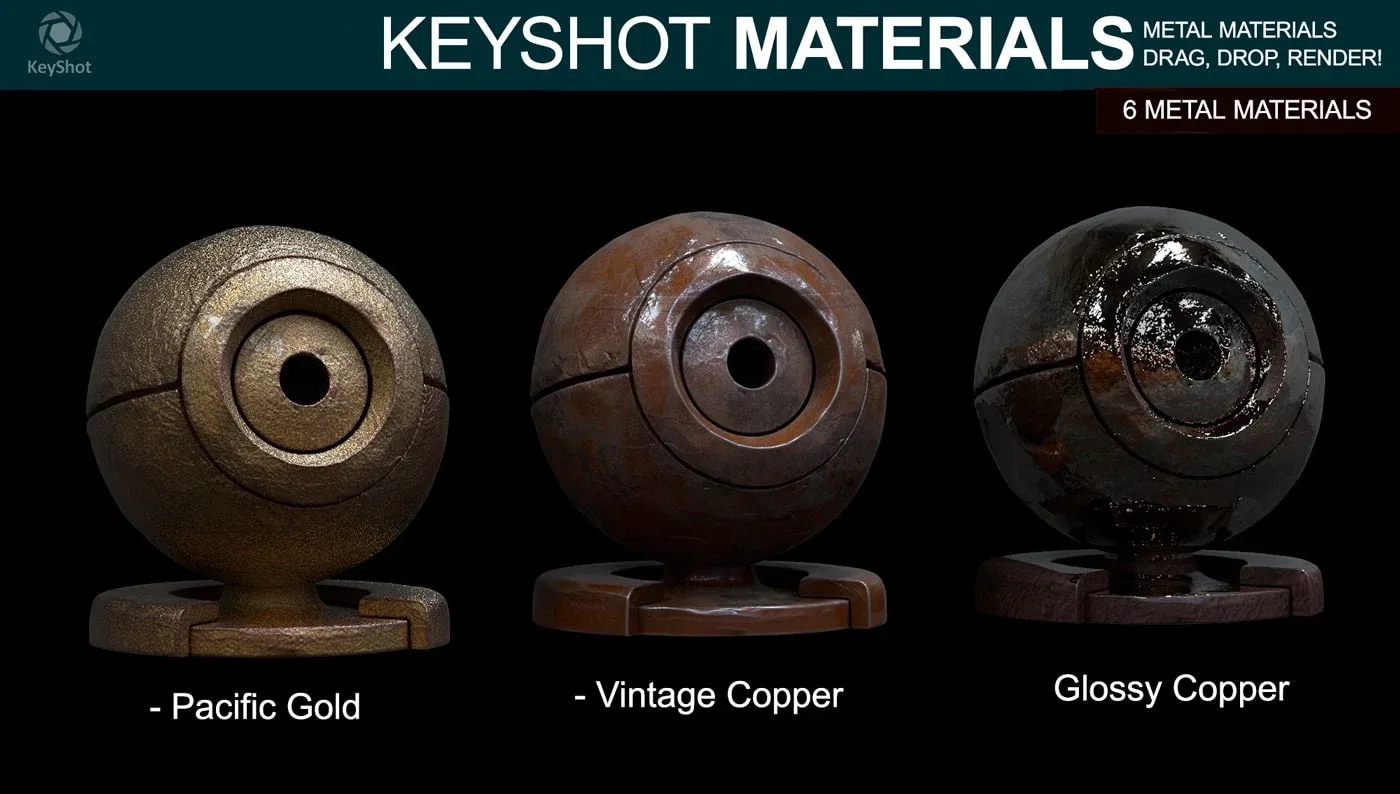 Metal Materials for Keyshot (Part 4)