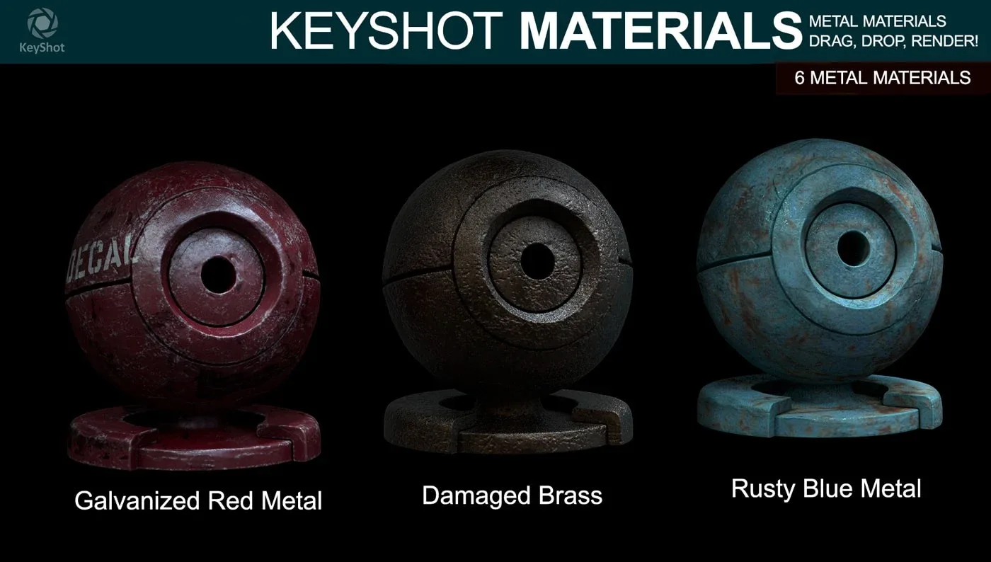 Metal Materials for Keyshot (Part 4)