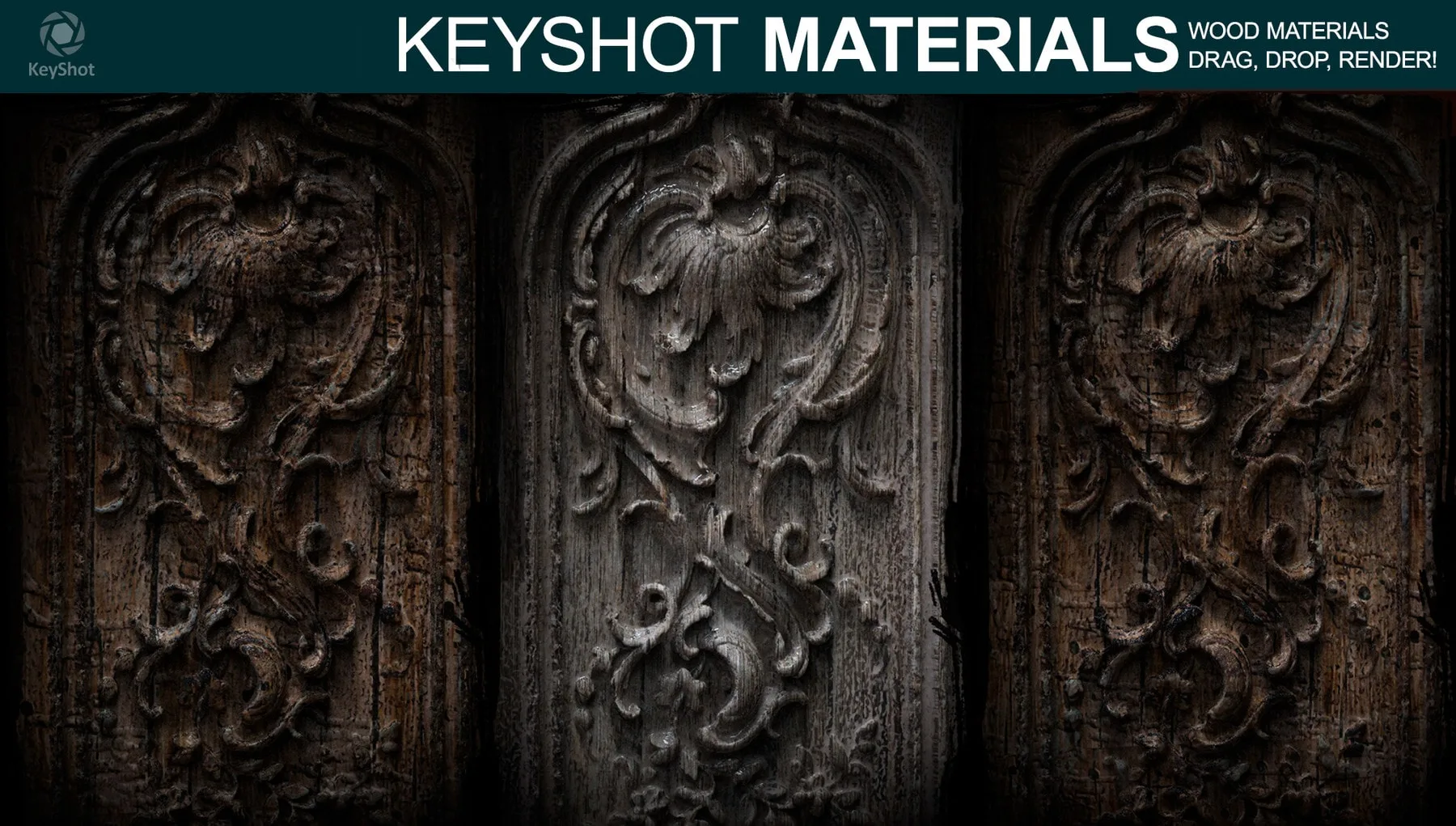Wood Materials 2 - For Keyshot