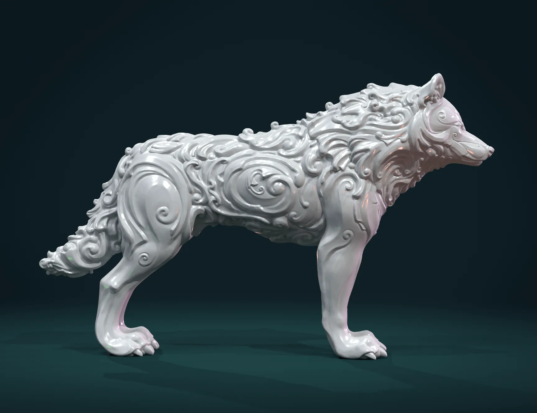 Wonderful Wolf - 3D Print Ready