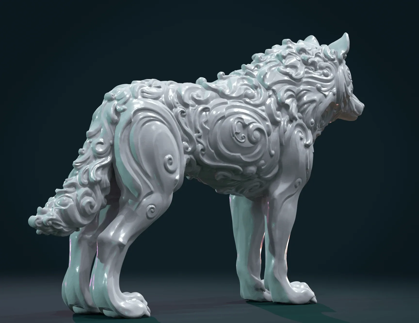 Wonderful Wolf - 3D Print Ready