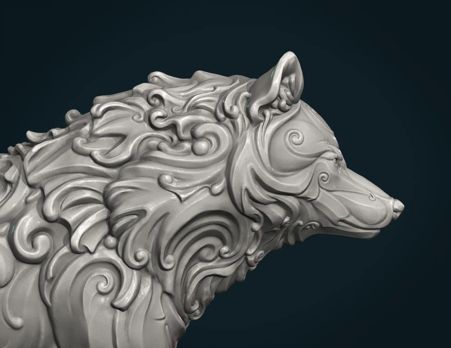 Wonderful Wolf - 3D Print Ready