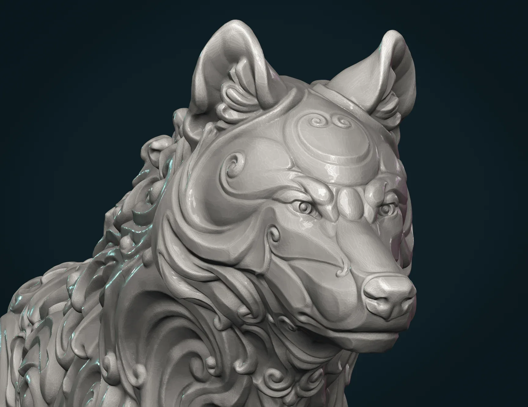 Wonderful Wolf - 3D Print Ready