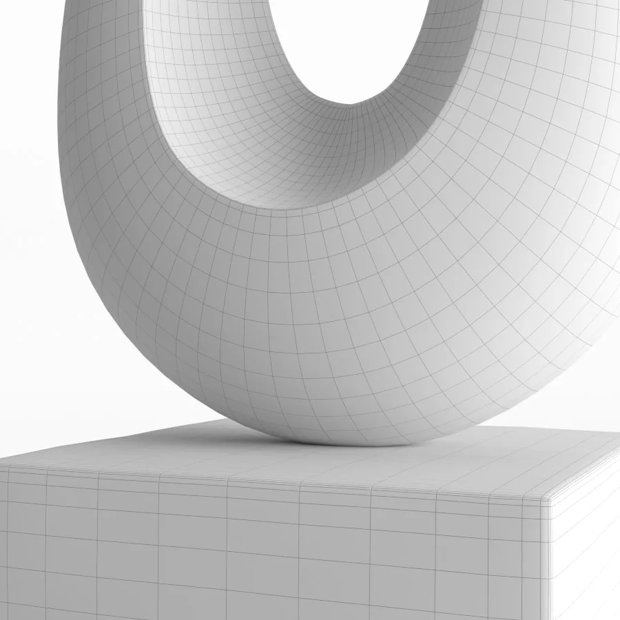 Modern Decorative Abstract Bronze Art Sculpture 02