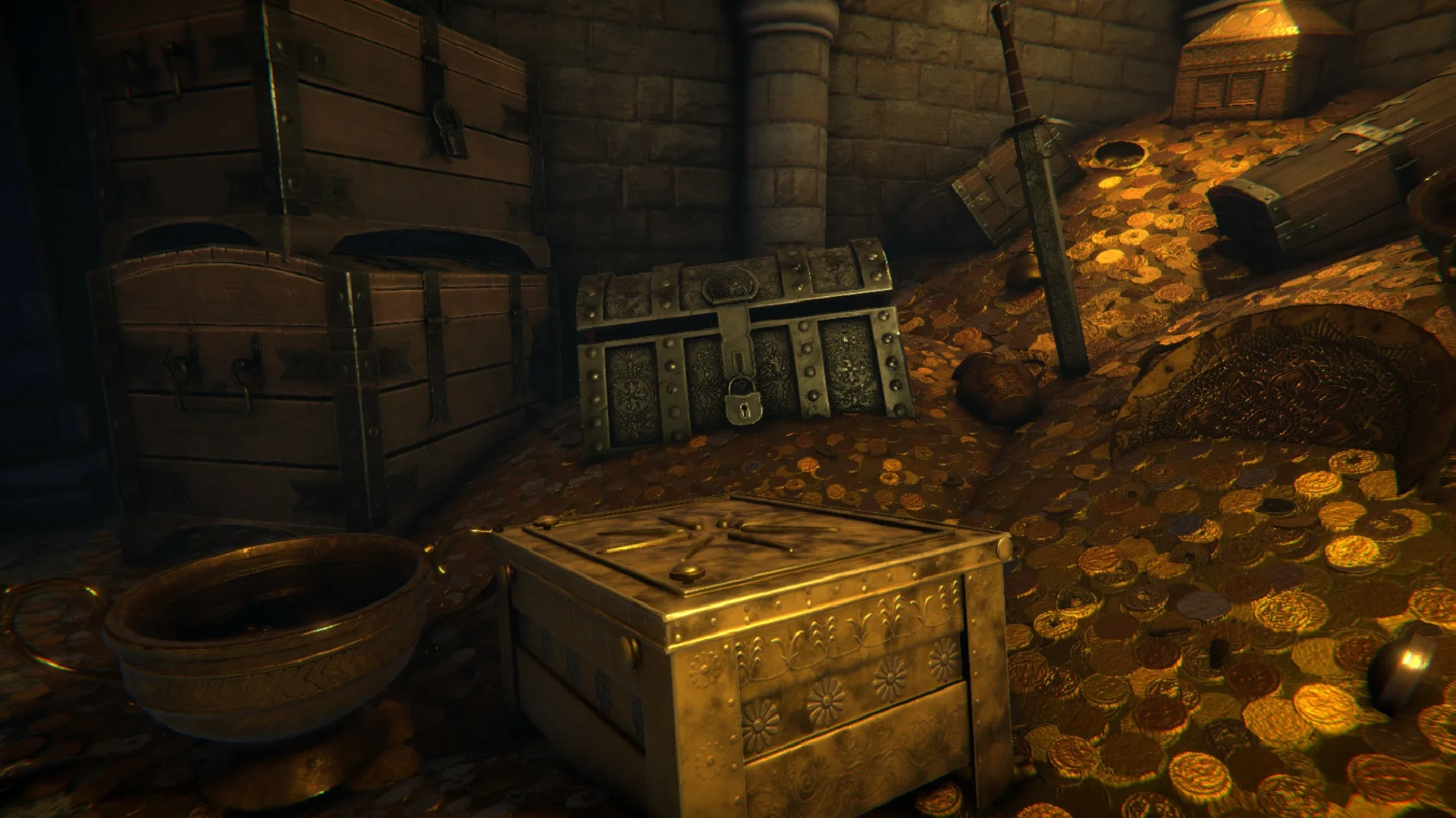 Golden Treasure - Game Ready Asset Pack