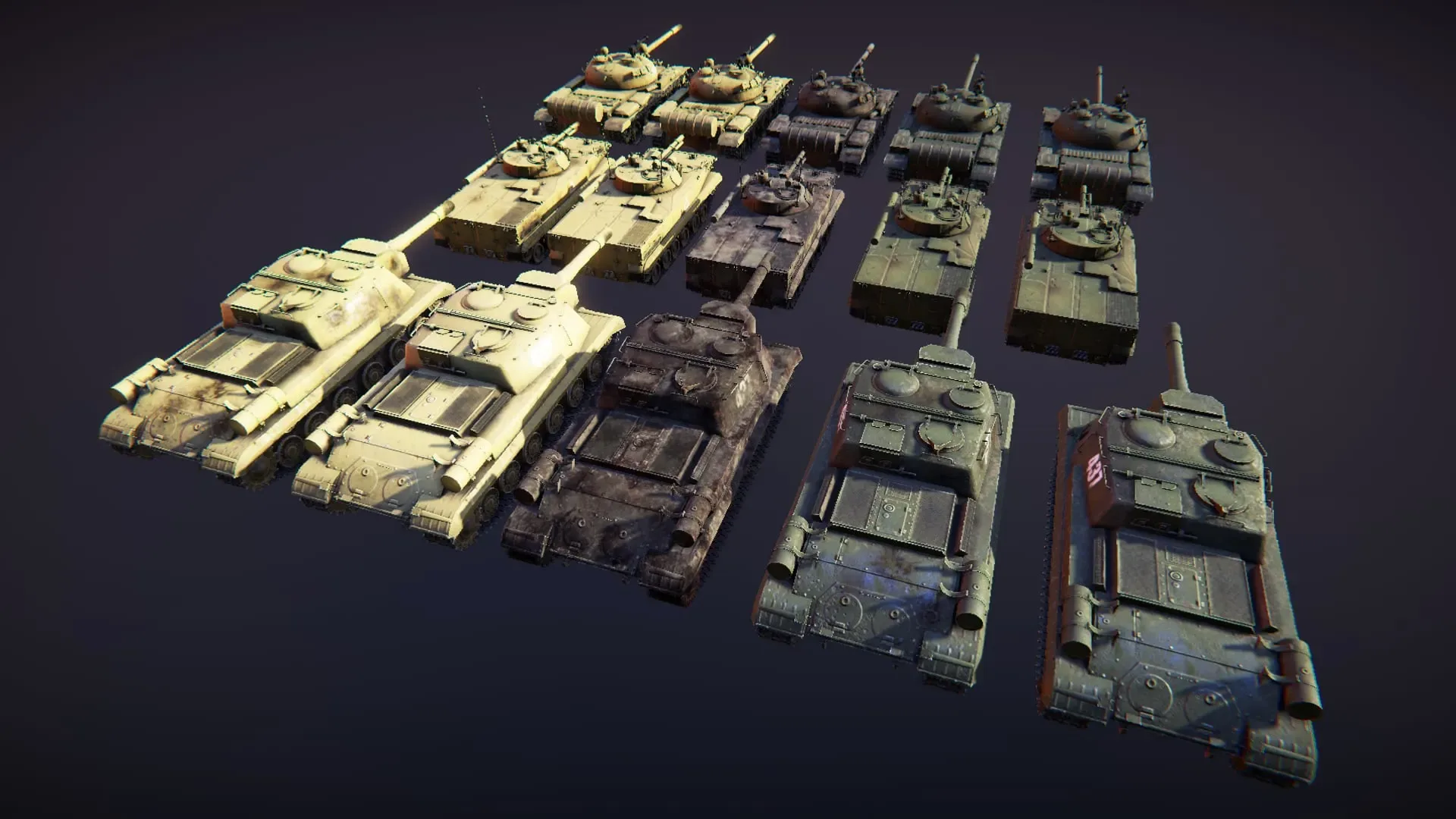 Tanks - Game Ready Vehicle Pack