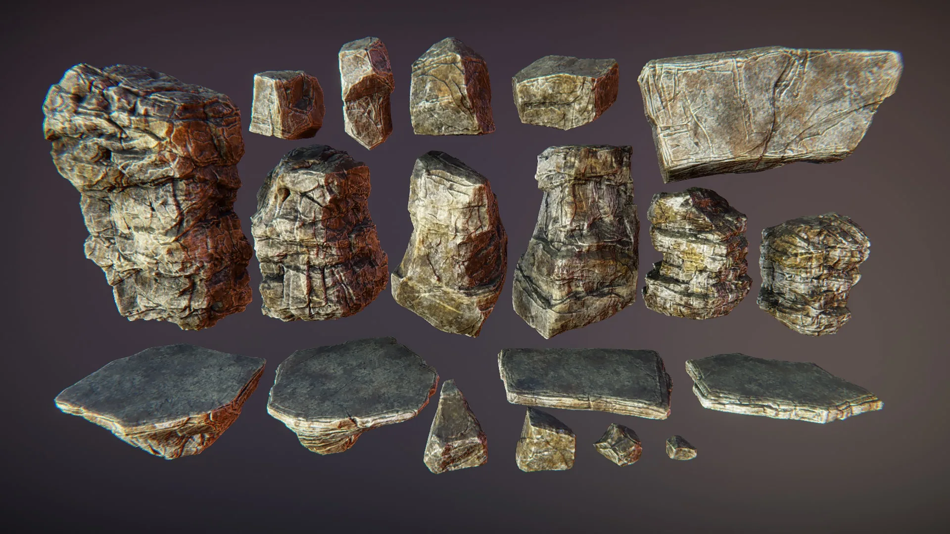 Sharp Rocks - Game Ready Asset Pack