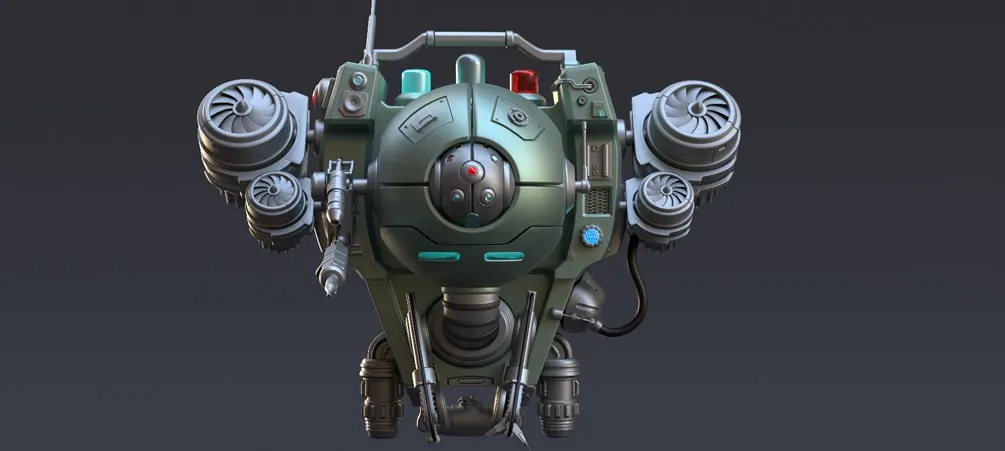 Medical Drone 3D Modeling Hard Surface Tutorial Workshop - Maya & Arnold