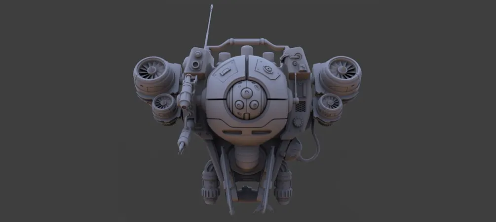 Medical Drone 3D Modeling Hard Surface Tutorial Workshop - Maya & Arnold