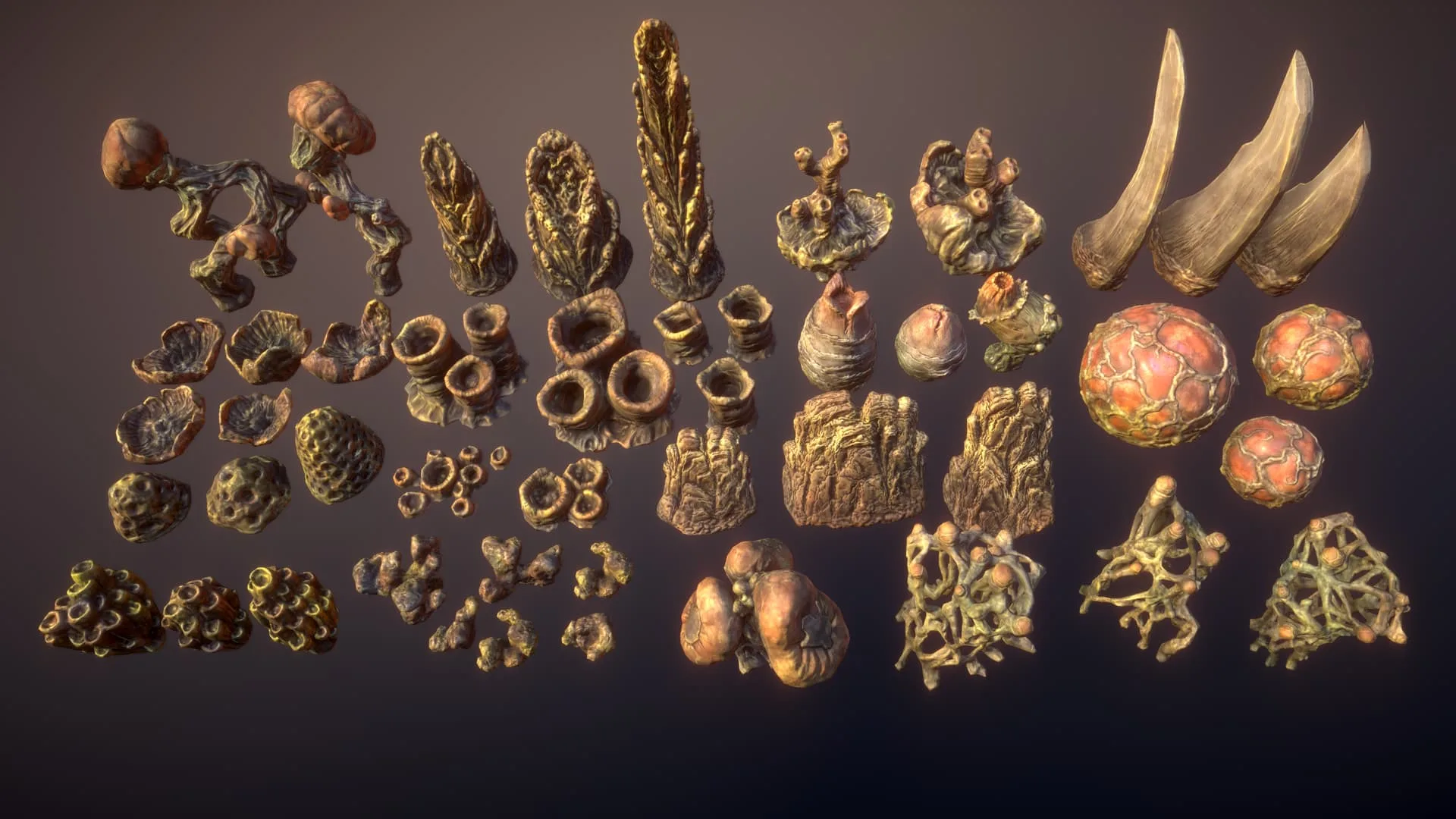 Bio Structures - Game Ready Asset Pack