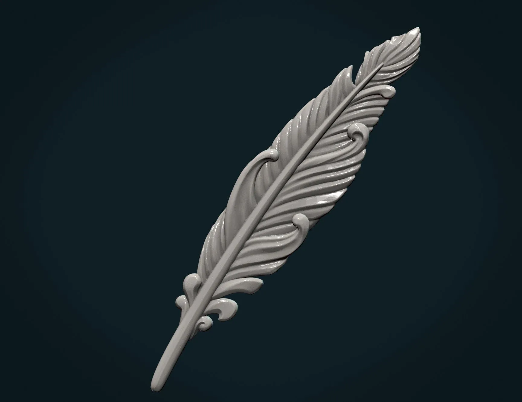 Good Feather - 3D Print Ready