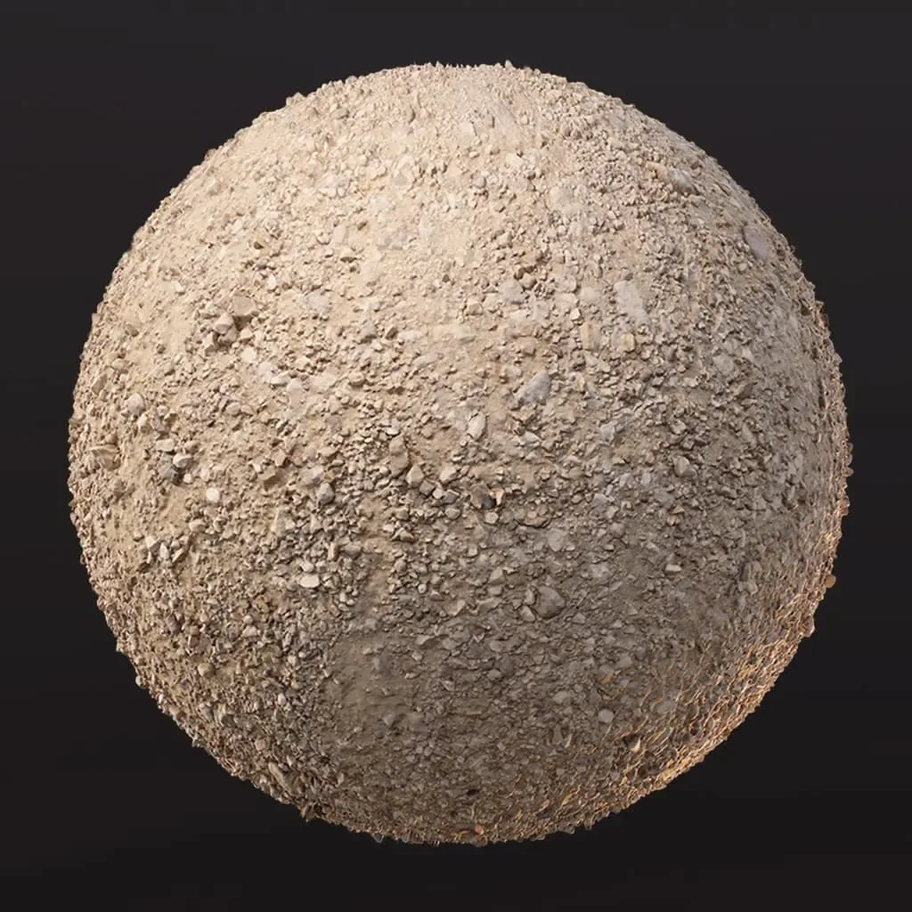 Gravel Ground - Photogrammetry Material