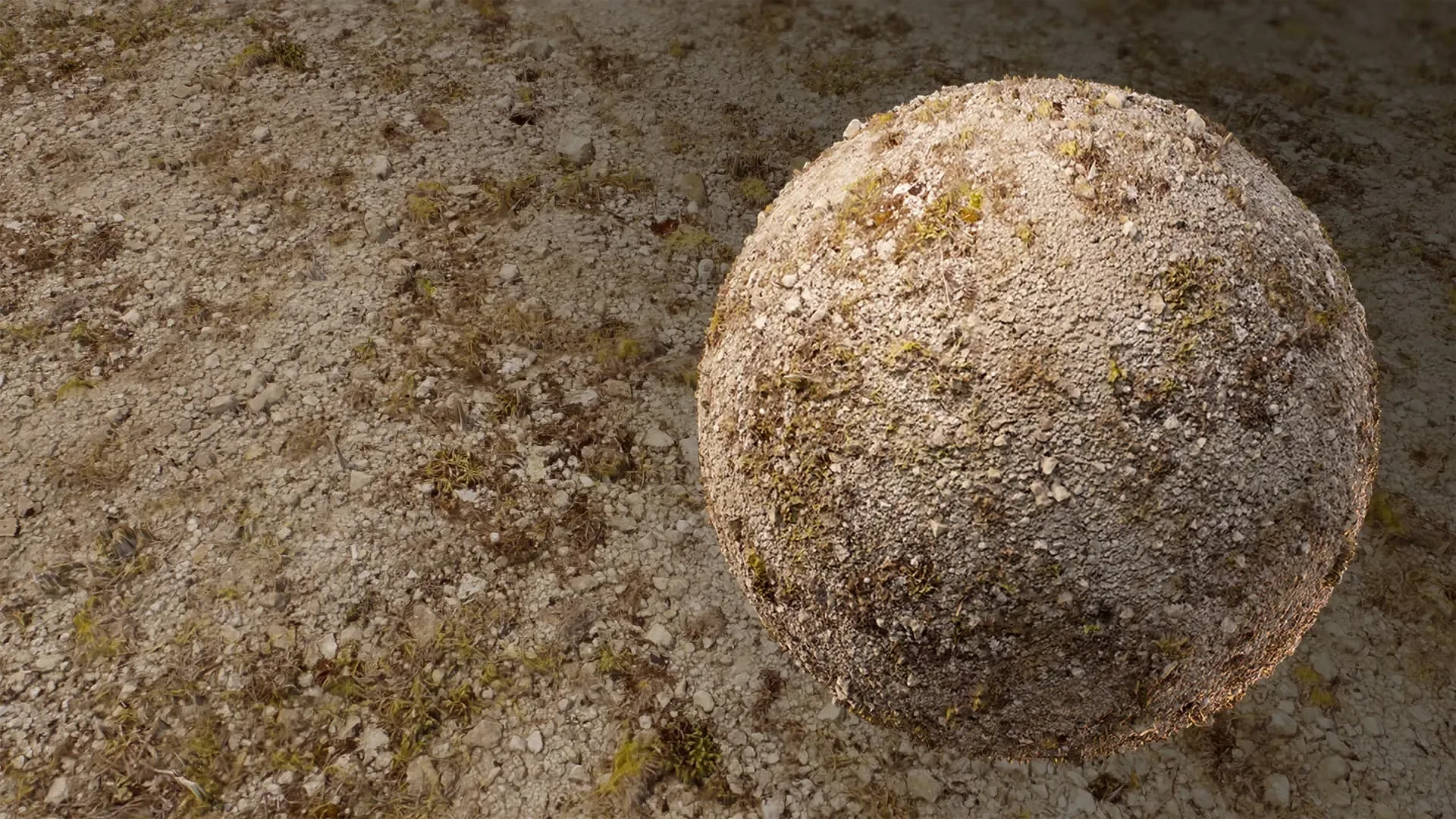 Grassy Gravel Ground - Photogrammetry Material