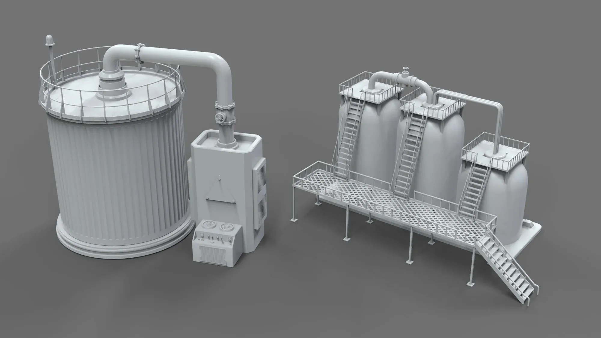 Industrial Tanks Part 1 - 20 Pieces