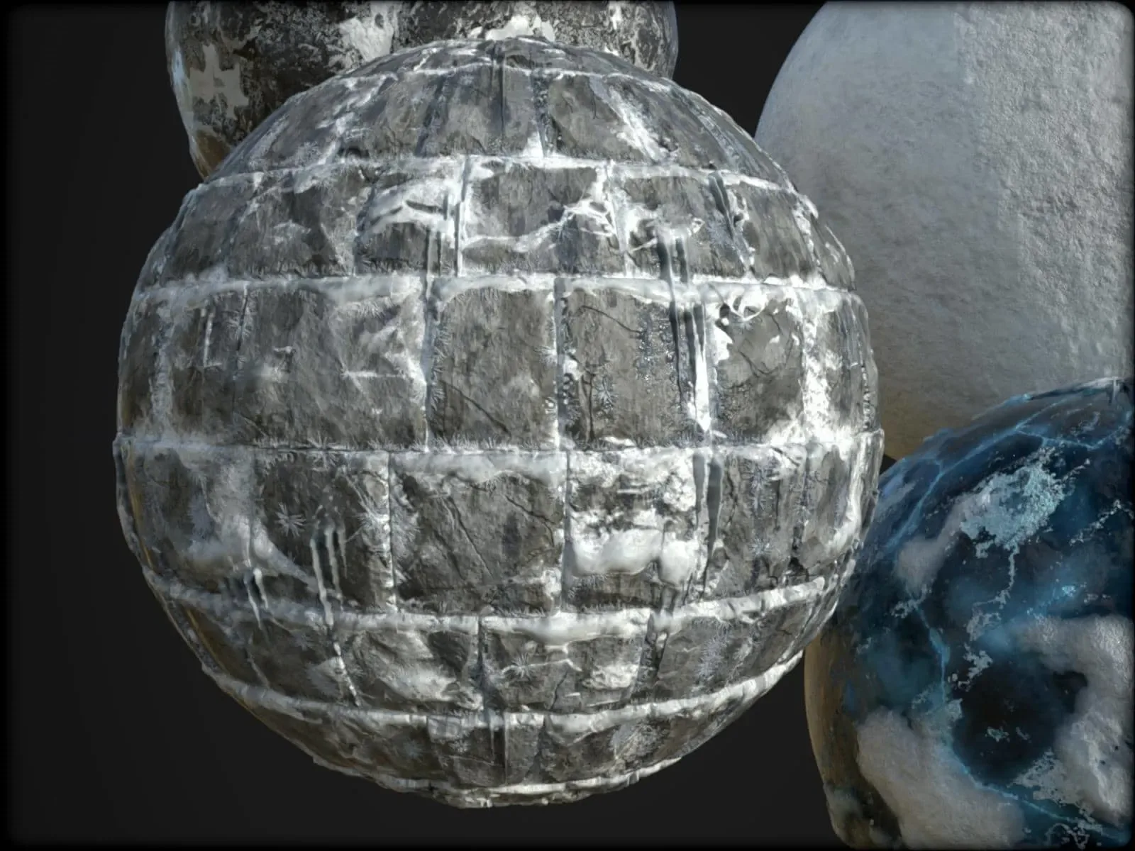 Ice & Snow Substance Pack .sbs .sbsar