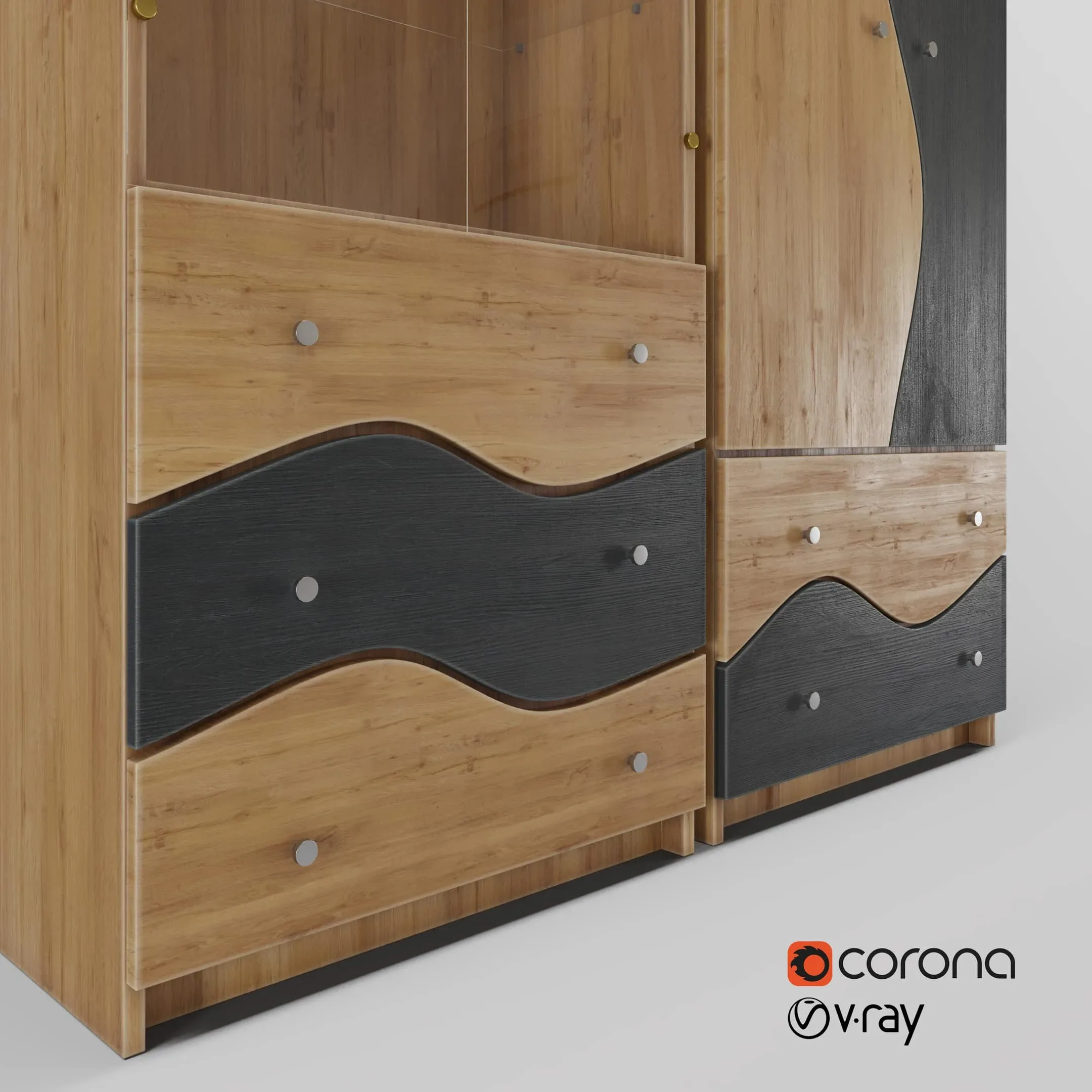 Modern Closet Set 01