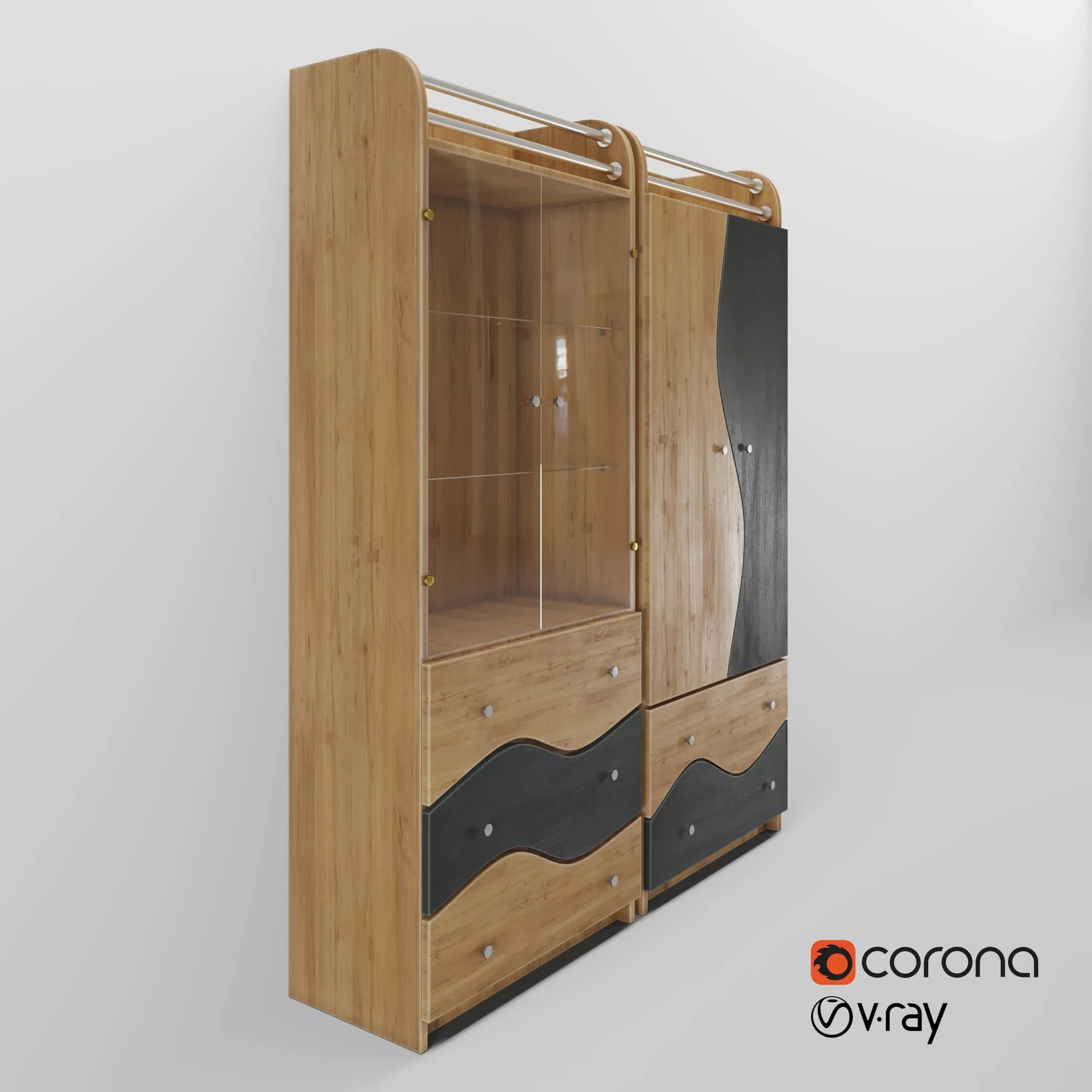 Modern Closet Set 01