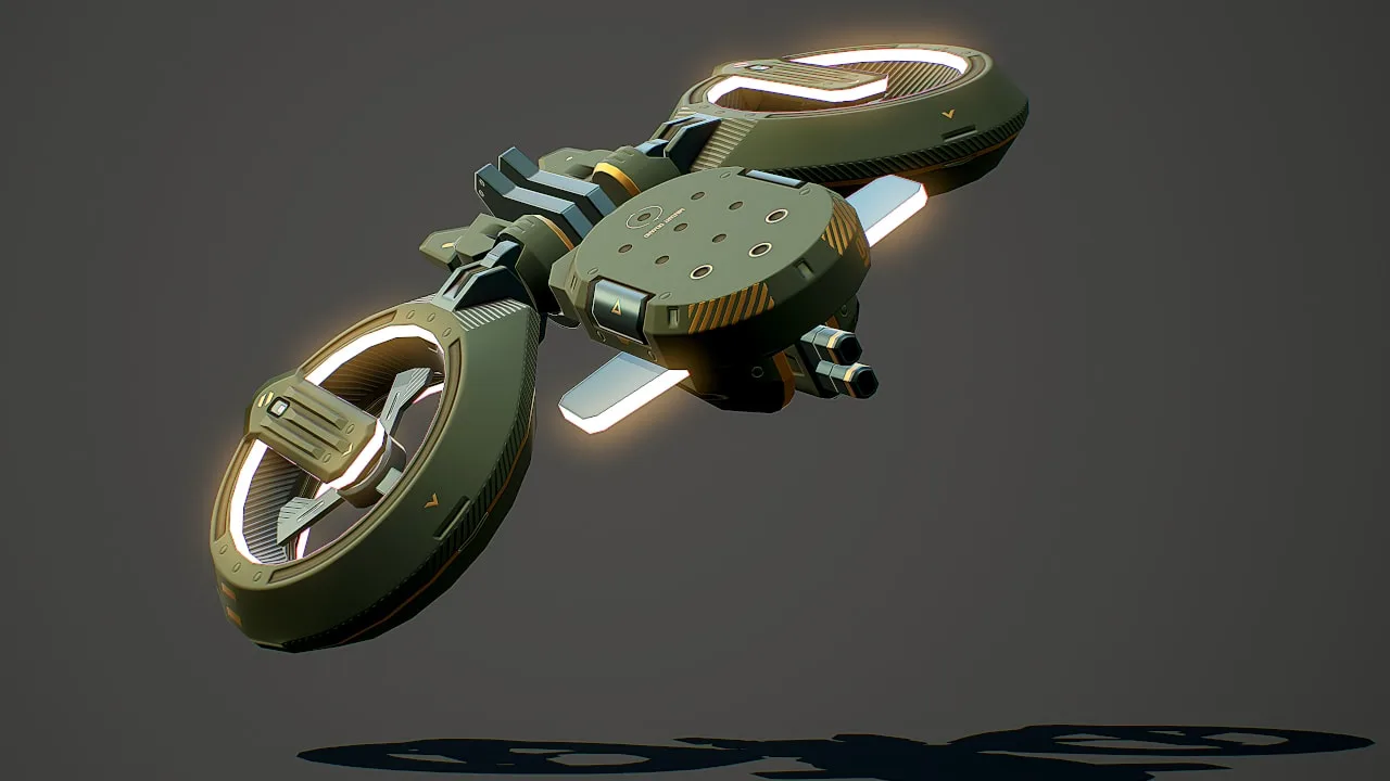 RTS SCI-FI Drone - Game Ready