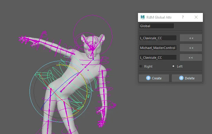 RdM Global Attr (Not compatible with maya 2022 or later)