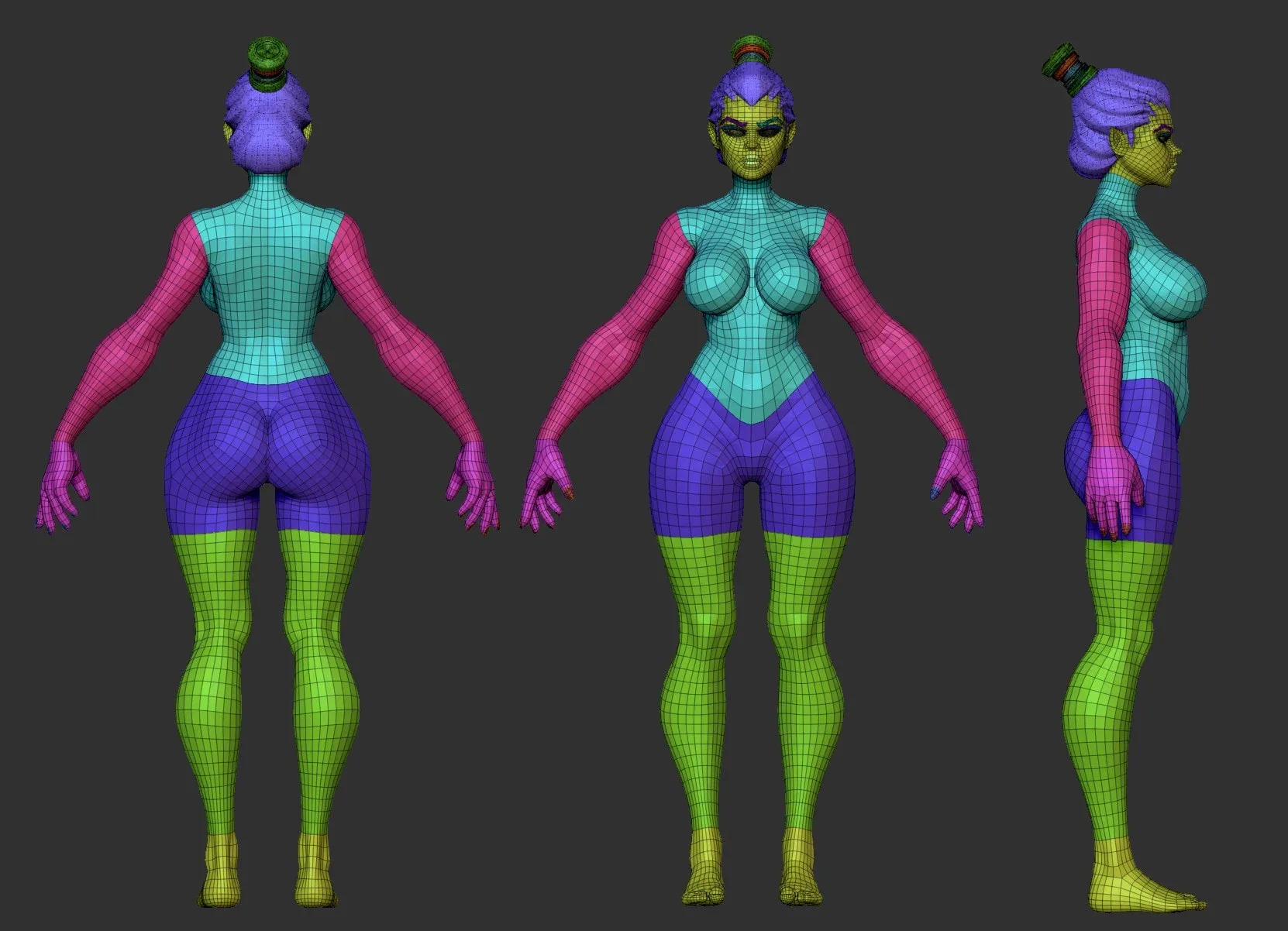 Basemesh - Stylized Female #2