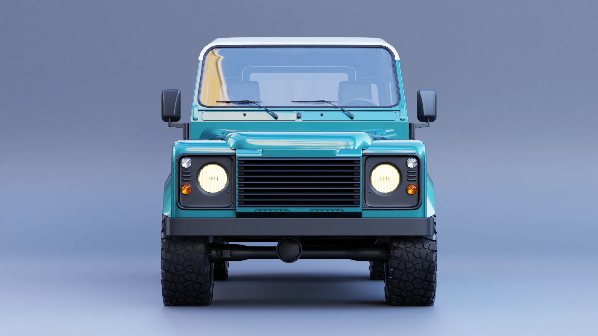 Land Rover Defender 90 - Rigged Car