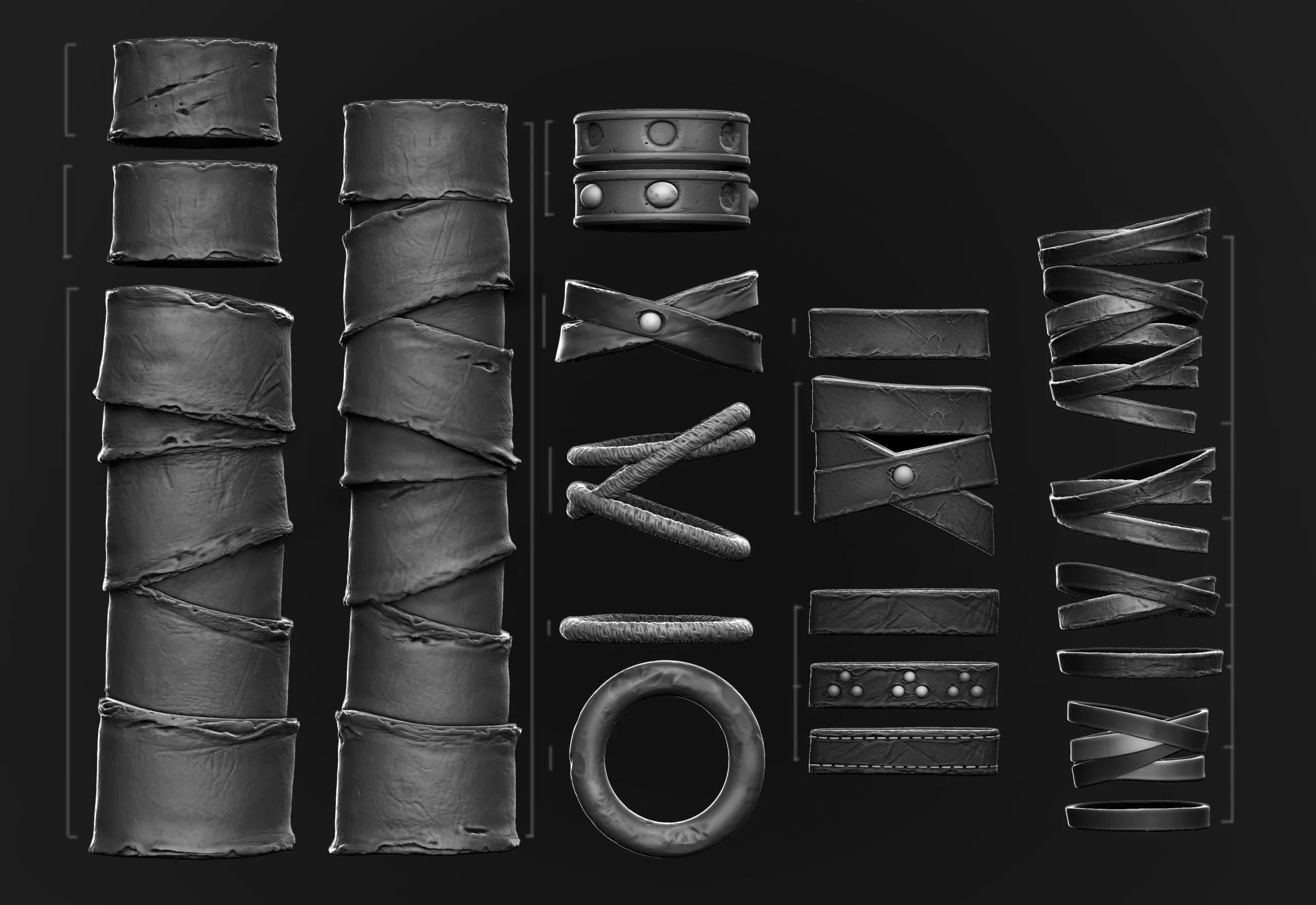 Leather Straps IMM FlippedNormals