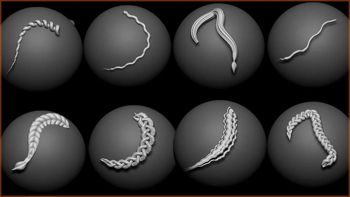 ZBrush Hair Curve Brush