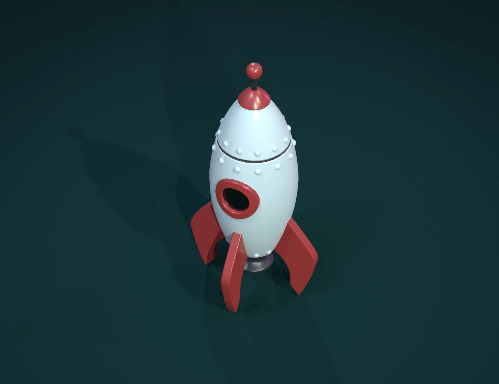 Cartoon Rocket PBR