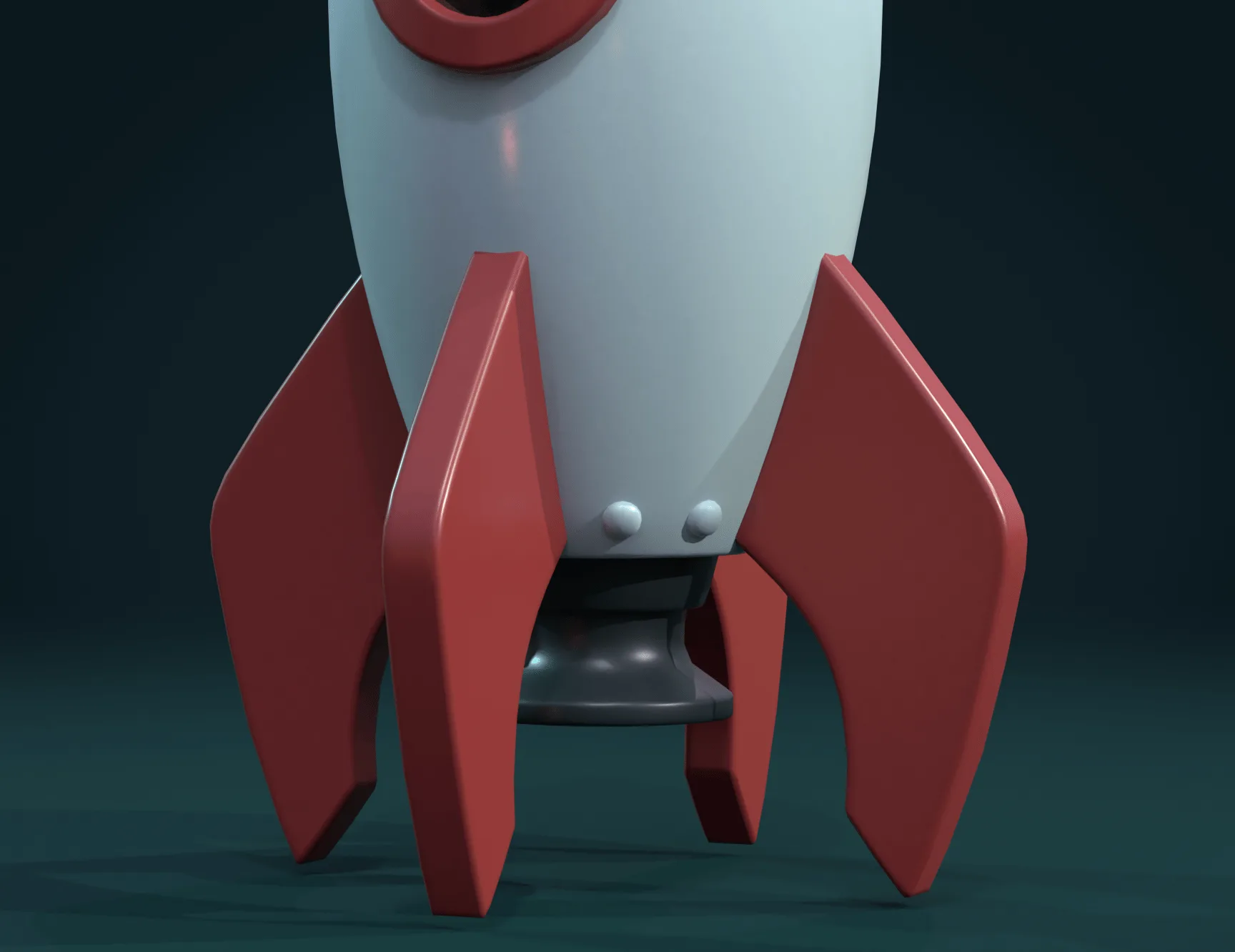 Cartoon Rocket PBR