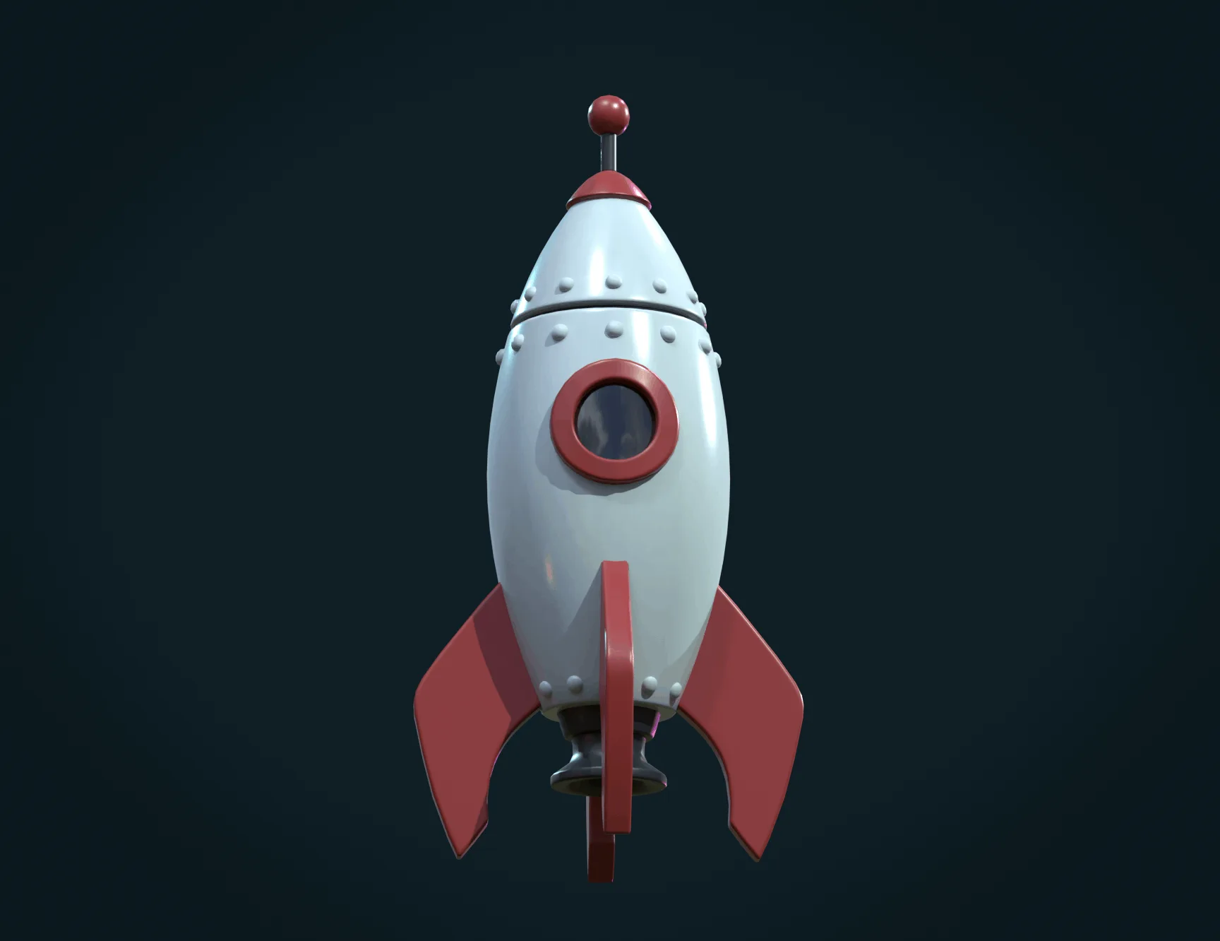 Cartoon Rocket PBR