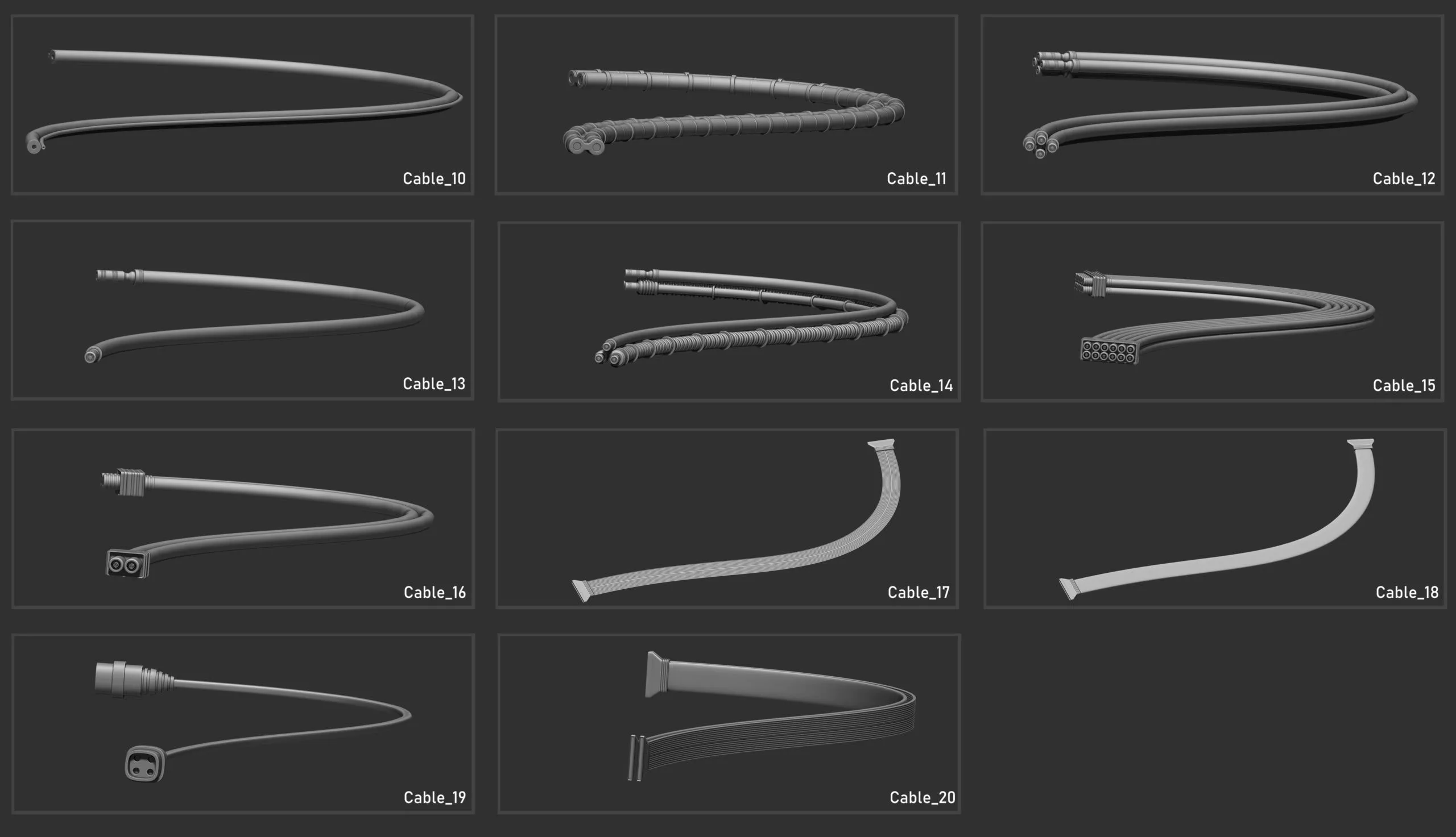 20 IMM Cable for Zbrush