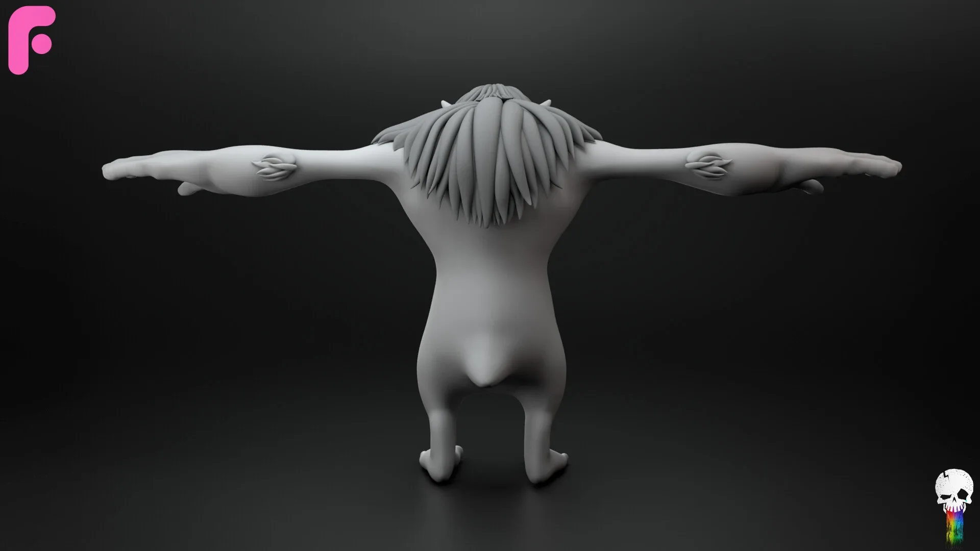 Cartoon Monster Basemesh