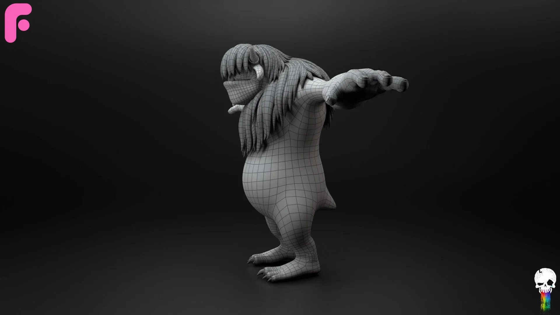 Cartoon Monster Basemesh