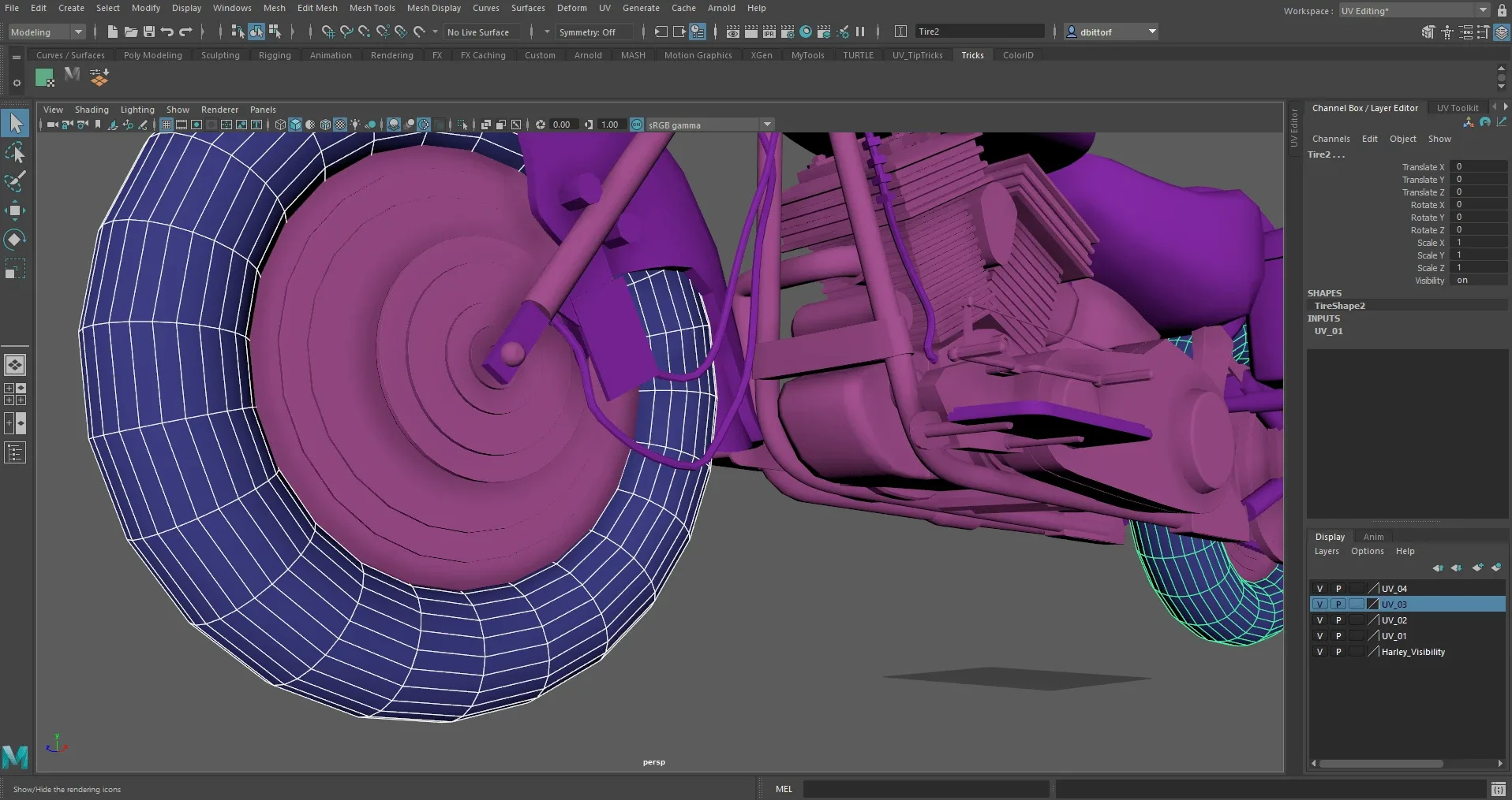 Color IDs Maya Tutorial