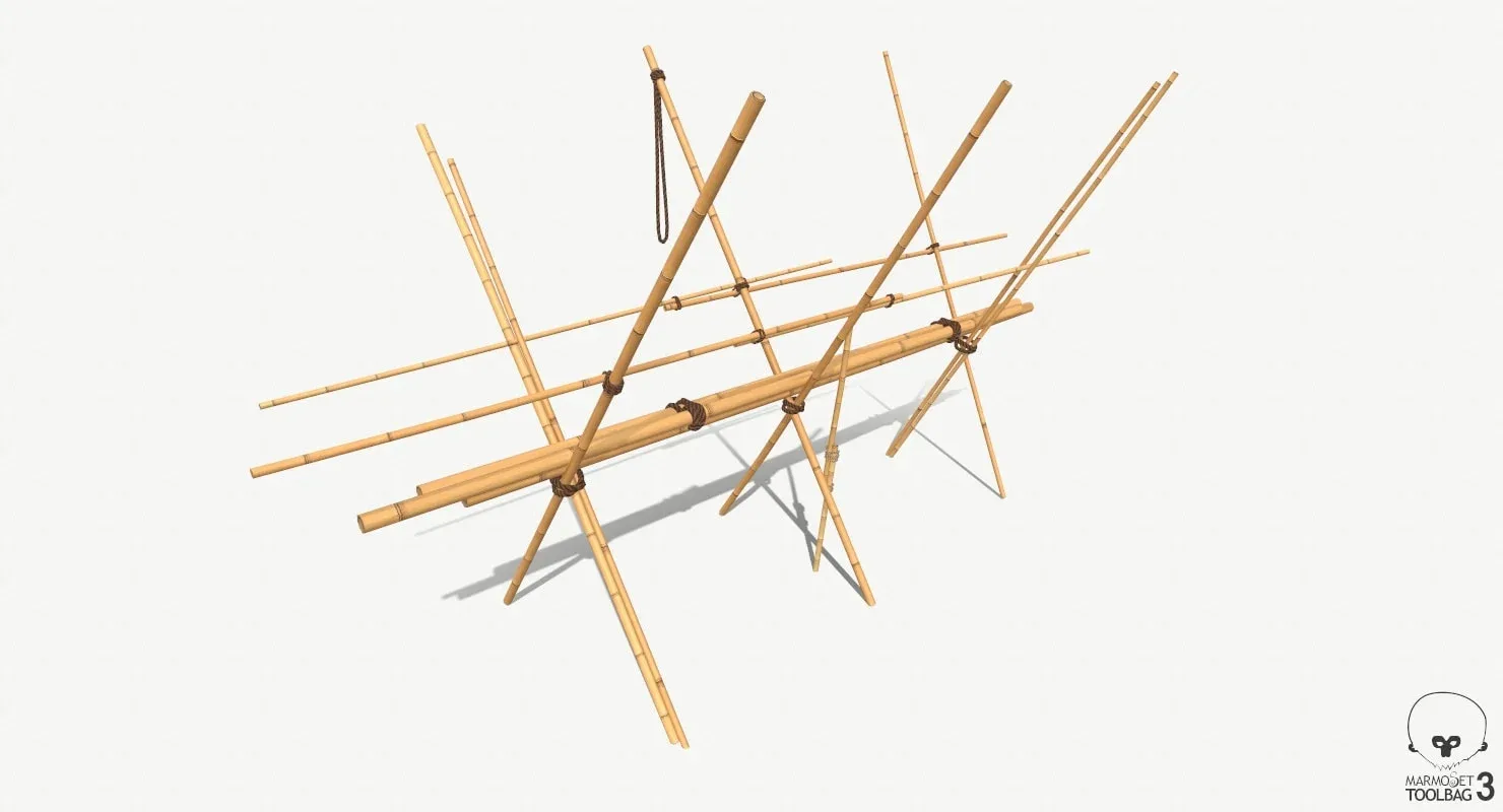 Modular Wooden Stakes & Planks