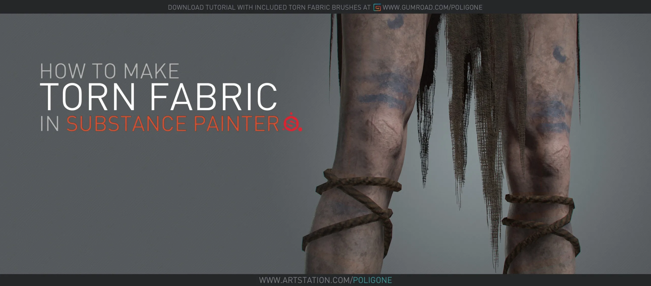 Poligone - Making Torn Fabric in Substance Painter