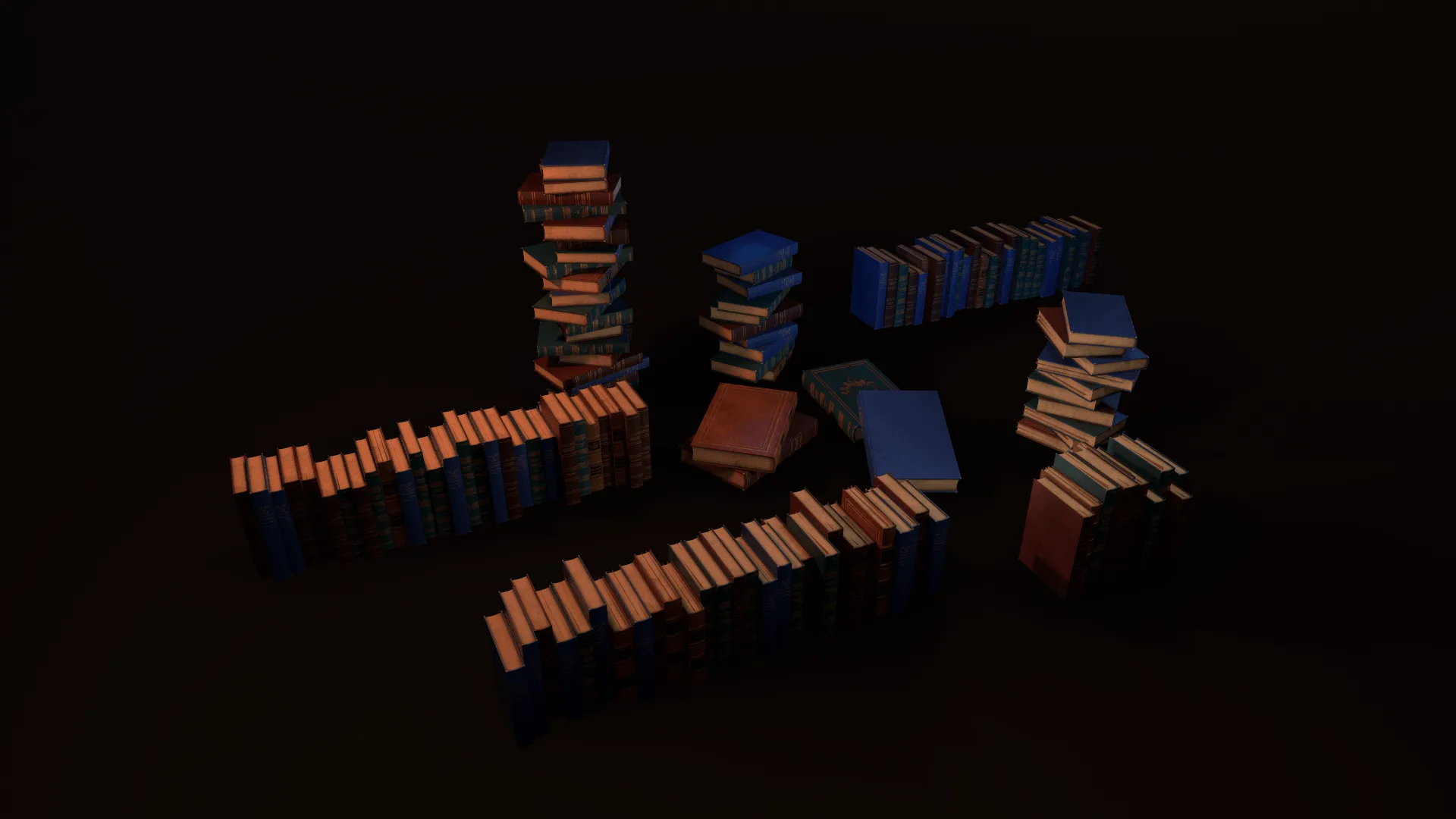 Old Books - PBR Model