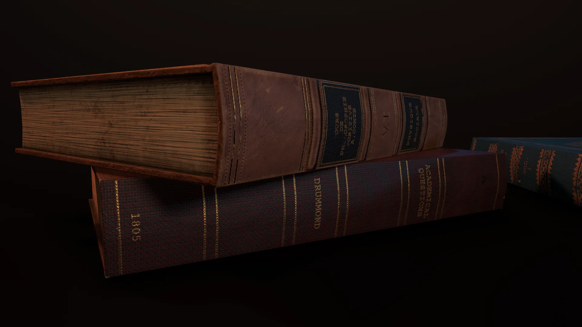 Old Books - PBR Model