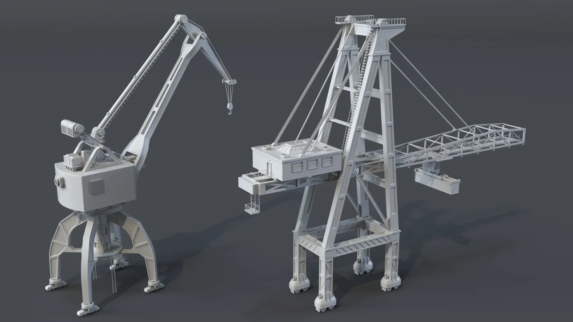 Cranes 3D Model